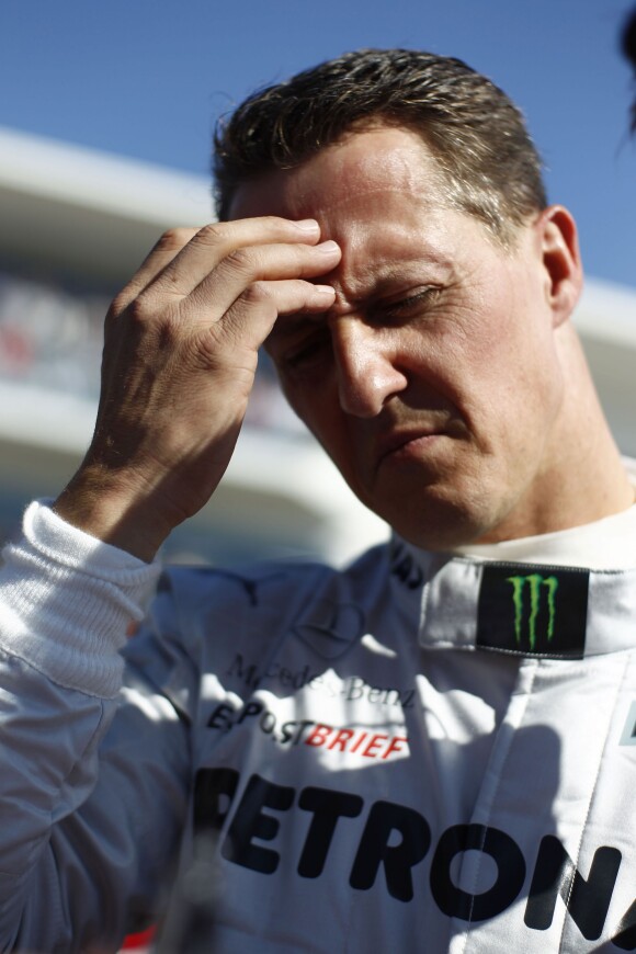 Michael Schumacher, à Austin, au Texas en novembre 2012.
