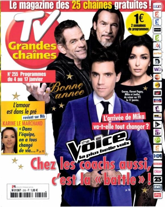 Magazine Tv Grandes Chaines du 30 décembre 2013.
