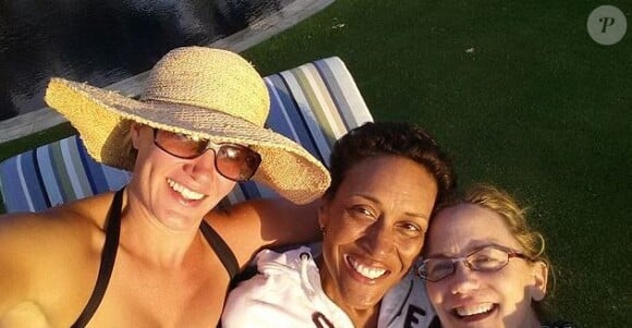 Robin Roberts et sa chérie Amber, en vacances.