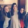 Sara Carbonero, très enceinte, et quelques fans durant les fêtes de Noël - décembre 2013