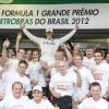 Michael Schumacher après sa dernière course en Formule 1 à Sao Paulo au Brésil, le 25 novembre 2012