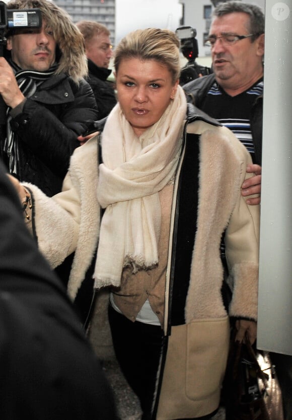 Corinna Schumacher au CHU de Grenoble, le 3 janvier 2014