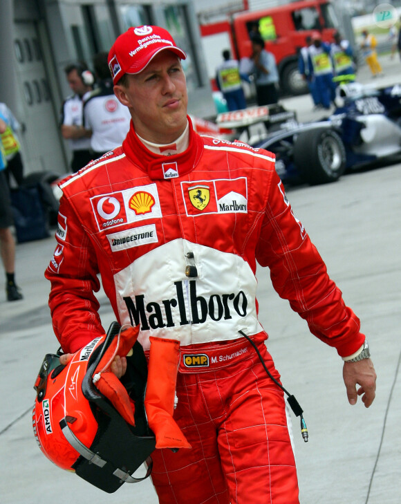 Michael Schumacher à Sepang dans la banlieue de Kuala Lumpur, le 17 mars 2006