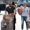 Heidi Klum et Martin Kristen quittent le supermarché Whole Foods à Brentwood. Los Angeles, le 4 janvier 2014.