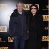 Claude Lelouch et Anouk Aimée - Avant-première du film "Le loup de Wall Street" au cinéma Gaumont Opéra Capucines à Paris, le 9 décembre 2013.