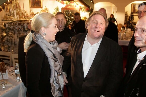 Gérard Depardieu en Autriche, le 14 novembre 2013.