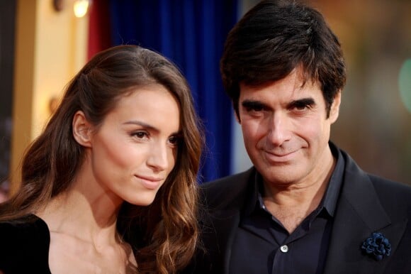 David Copperfield et Chloé Gosselin à Los Angeles, le 11 mars 2013.