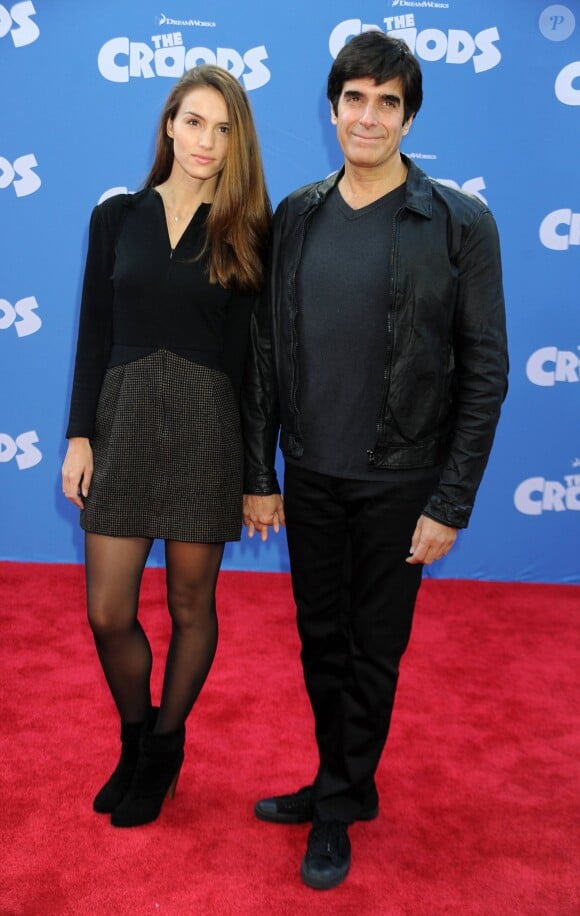 David Copperfield et Chloé Gosselin à New York, le 10 mars 2013.