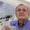 Bernard Pivot à la Fête du livre de Talloires, le 2 juin 2013.