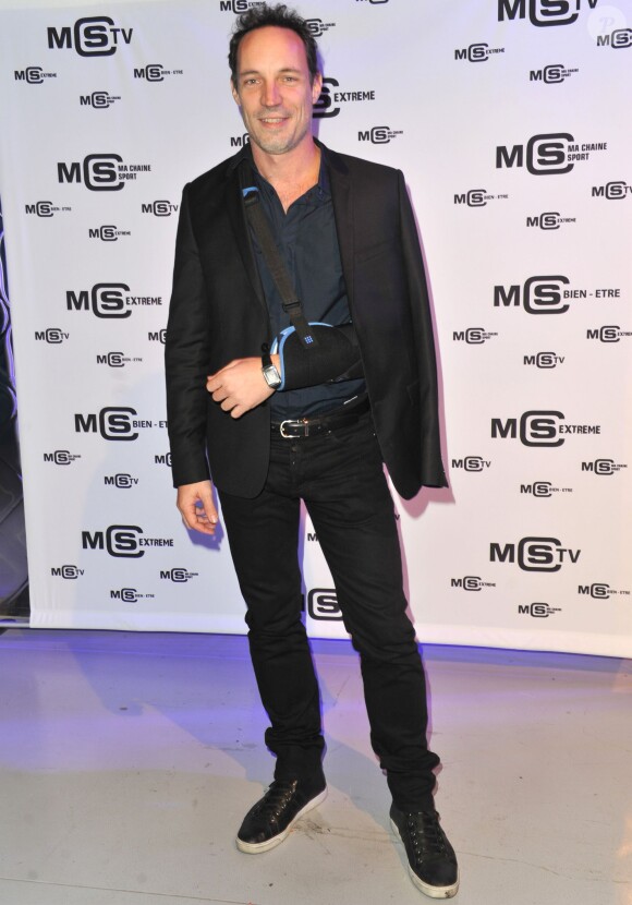 Gregory Questel - La chaine MCS (Ma Chaîne Sport) fête son 5e anniversaire à la Gaite Lyrique à Paris le 17 décembre 2012.