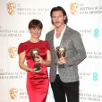 Helen McCrory et Luke Evans lors de l'annonce des nominations des BAFTA awards le 8 janvier 2014 à Londres