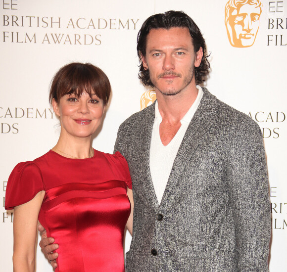 Helen McCrory et Luke Evans lors de l'annonce des nominations des BAFTA awards le 8 janvier 2014 à Londres