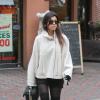Kourtney Kardashian à New York, le 6 janvier 2014.