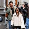 Kourtney Kardashian et Scott Disick, de sortie à New York. Le 6 janvier 2014.