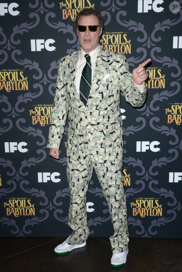 Will Ferrell lors de la première de la série The Spoils Of Babylon au DGA Theater à Los Angeles, le 7 janvier 2014.