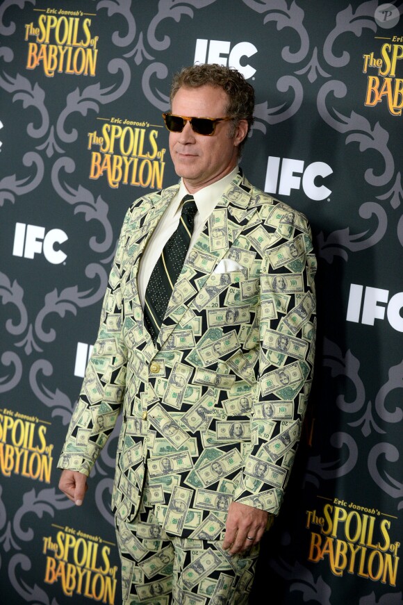 Will Ferrell lors de la première de la série The Spoils Of Babylon au DGA Theater à Los Angeles, le 7 janvier 2014.