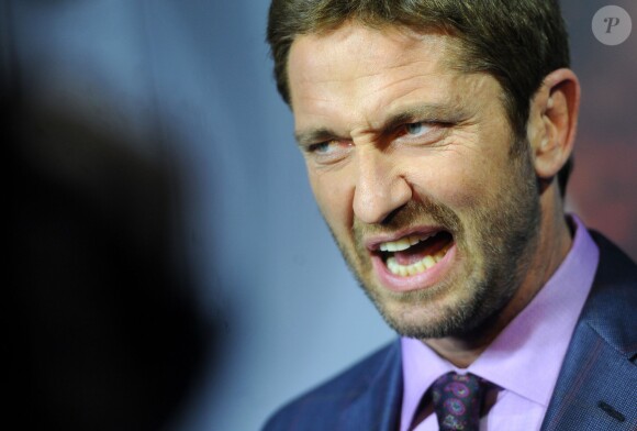 Gerard Butler à Moscou, le 28 mars 2013.