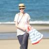 Anne Hathaway en vacances a Hawaii, le 9 janvier 2014.