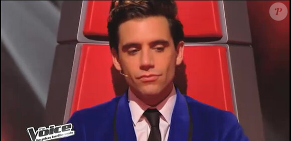 Mika dans The Voice 3 le 11 janvier 2014 sur TF1.