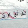 Paul-Henri De Le Rue est violemment tombé à Arcalis en Andorre lors de la dernière épreuve de la coupe du monde de snowboardcross, le 12 janvier 2013