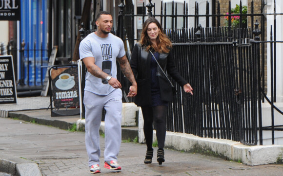 David McIntosh et Kelly Brook, de sortie à Londres. Le 15 janvier 2014.