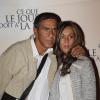 Samy Naceri et sa compagne Audrey à Paris le 3 septembre 2012