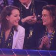 Pauline Ducruet et sa mère la princesse Stéphanie de Monaco ont apprécié ensemble, captivées, le spectacle lors de la soirée d'ouverture du Festival International du Cirque de Monte-Carlo, le 16 janvier 2014 sous le chapiteau Fontvieille. 