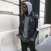 Exclusif - Kanye West, de retour à Paris, s'accorde une petite virée shopping. Le 16 janvier 2014.