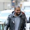 Exclusif - Kanye West, souriant et détendu à Paris. Le 16 janvier 2014.