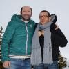 Kad Merad et Dany Boon au Festival du film de comédie de l'Alpe d'Huez le 16 Janvier 2014