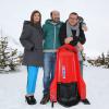 Alice Pol, Kad Merad et Dany Boon au Festival du film de comédie de l'Alpe d'Huez le 16 Janvier 2014