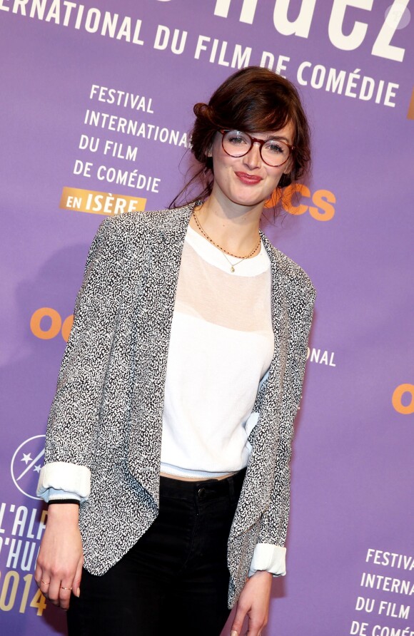 Charlotte Le Bon pour la présentation du film Libre et assoupi au Festival du film de comédie de l'Alpe d'Huez le 16 Janvier 2014