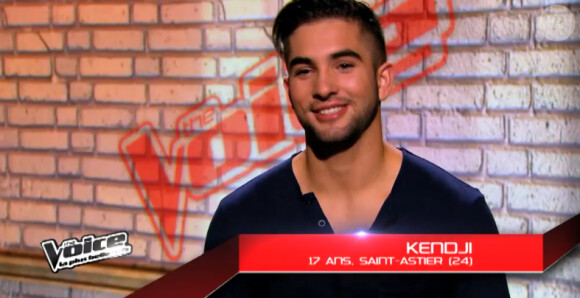 Kendji dans The Voice 3, le samedi 18 janvier 2014 sur TF1