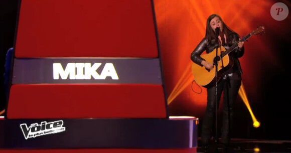 Caroline Savoie dans The Voice 3, le samedi 18 janvier 2014 sur TF1