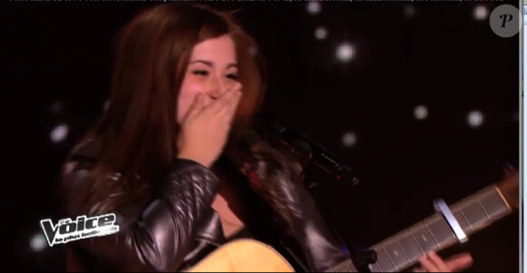 Caroline Savoie dans The Voice 3, le samedi 18 janvier 2014 sur TF1