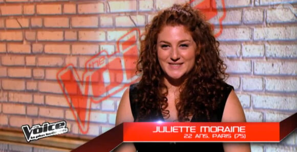 Juliette dans The Voice 3, le samedi 18 janvier 2014 sur TF1