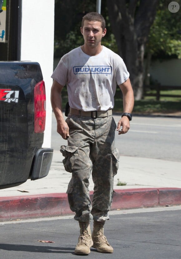 Shia LaBeouf à Los Angeles, le 14 juillet 2013.