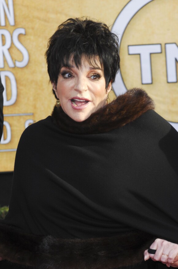 Liza Minnelli aux Screen Actors Guild Awards, Shrine Auditorium, Los Angeles, le 18 janvier 2014.