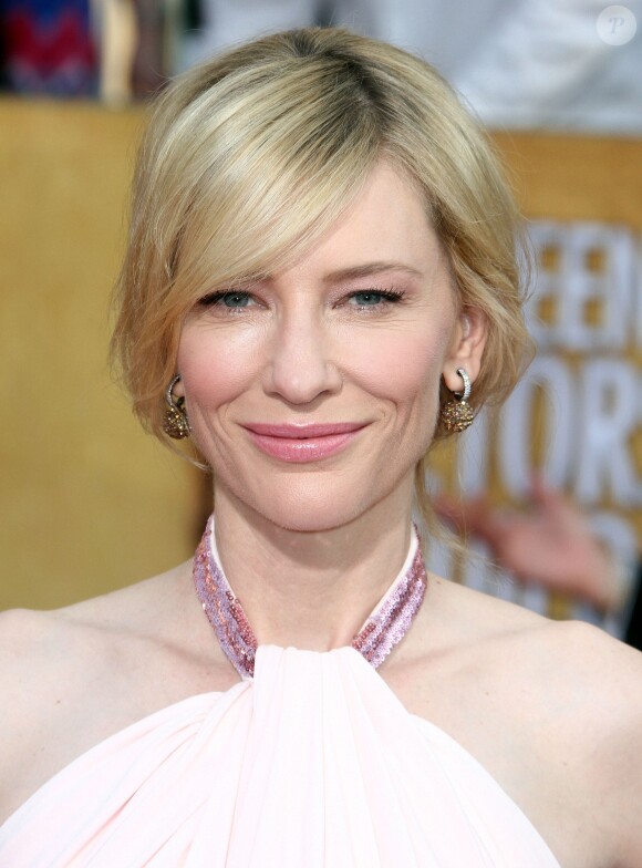 Cate Blanchett lors de la 20e cérémonie des Screen Actors Guild Awards au Shrine Exposition Center de Los Angeles, le 18 janvier 2014.