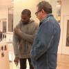 Kanye West et Jean Touitou, créateur de la marque A.P.C., dans les coulisses de la confection de leur nouvelle collection, A.P.C. KANYE.