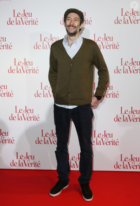 Vincent Desagnat lors de l'avant-première du Jeu de la vérité au Gaumont Opéra Capucines à Paris le 20 janvier 2014