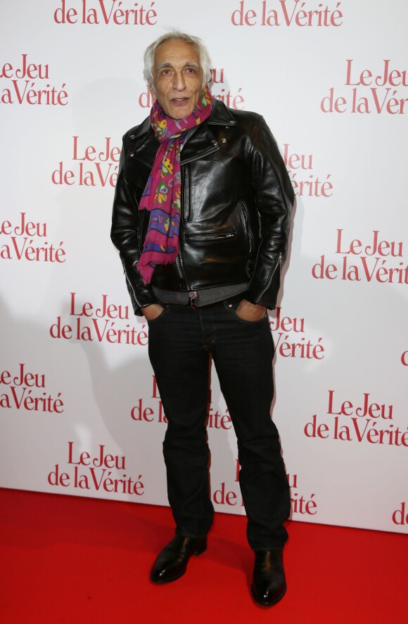Gérard Darmon lors de l'avant-première du Jeu de la vérité au Gaumont Opéra Capucines à Paris le 20 janvier 2014