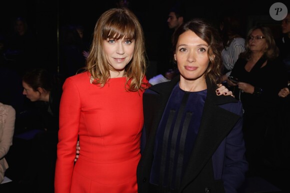 Marie-Josee Croze and Anne Marivin attending Elie Saab Spring-Summer 2014 Haute-Couture collection show held at Trocadero, in Paris, France on January 22, 2014. Photo by Jerome Domine/ABACAPRESS.COM22/01/2014 - Paris