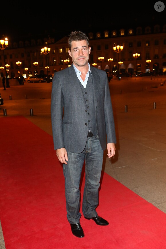 Exclusif - Thierry Neuvic (petit-ami de la chanteuse Jenifer) - Soirée pour les 180 ans de la grande maison Jaeger LeCoultre place Vendôme à Paris, le 17 octobre 2013.