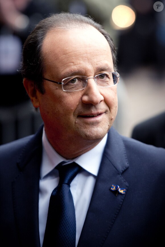 François Hollande en visite officielle au palais de Noordeinde à La Haye aux Pays-Bas le 20 janvier 2014