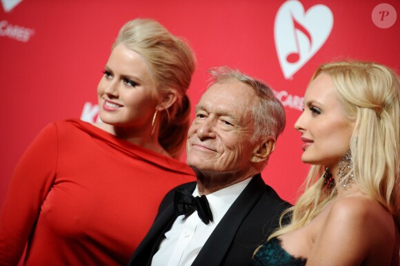 Hugh Hefner à Los Angeles, le 10 février 2012.