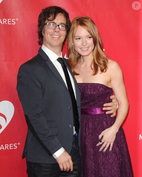 Ben Folds et Alicia Witt lors du gala MusiCares Person of the year à Los Angeles, le 24 janvier 2014.