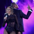 Beyoncé et Jay-Z lors des 56e Grammy Awards à Los Angeles, le 26 janvier 2014.