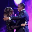 Beyoncé et Jay-Z lors des 56e Grammy Awards à Los Angeles, le 26 janvier 2014.