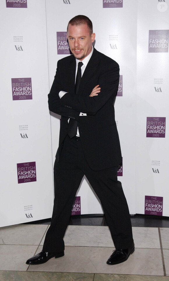 Alexander McQueen lors des British Fashion Awards 2005 à Londres.